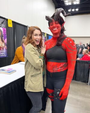 Felicia Day Instagram - Good day today at #IndianaComicon! @dpanabaker #Karlach