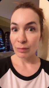 Felicia Day Instagram - I mean I should never talk to this friend again right? #feliciaday #weirdmom