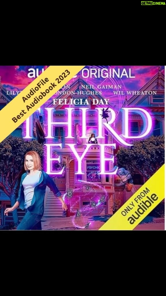 Felicia Day Instagram - Omg @audiofilemagazine says Third Eye is one of the best audiobooks of 2023. I’m so honored!!!!! Thanks @audible for helping me make my story. How awesome is this?!!!