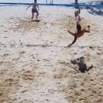 Felipe Prior Instagram - O tubarão não subiu no topo da rede mas o tubarão tá subindo e batendo nela . Com meu parceiro de dupla @bidaozinho kkkkkkkkk Salt Beach Club