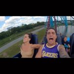 Felipe Prior Instagram - Hoje acordei com uma saudade dessa adrenalina. Hahahaha olha minha cara kkkkkk Sea World Orlando, Florida