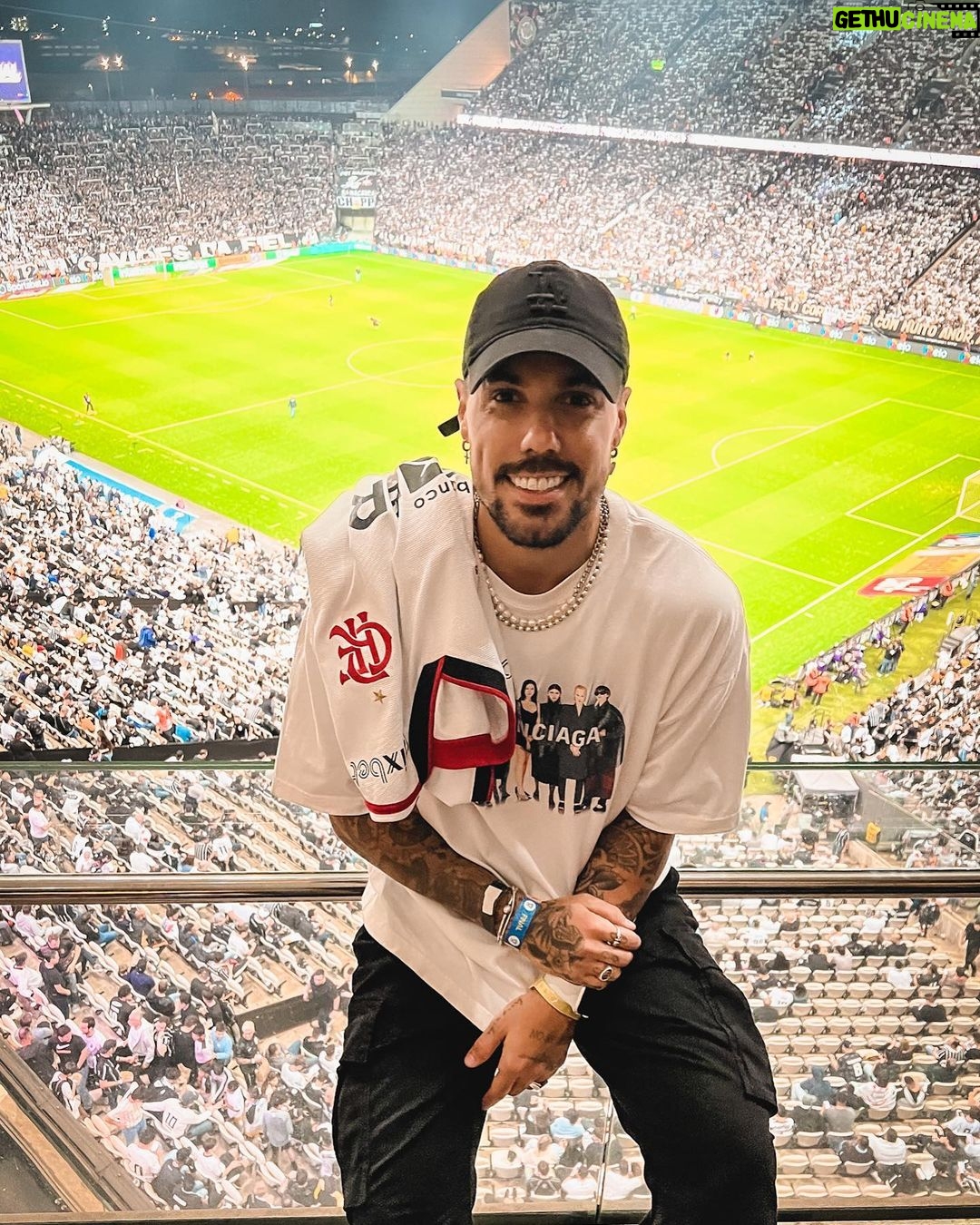 Felipe Ribeiro Instagram - primeira vez em um estadio em SP, será que sou pé quente? 👀 Neo Química Arena