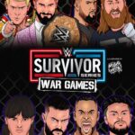 Fergal Devitt Instagram - 𝐖𝐀𝐑 𝐆𝐀𝐌𝐄𝐒⛓️ Illustrated Poster of @wwe Survivor Series WAR GAMES The Judgement Day vs. @americannightmarecody @uceyjucey @wwerollins & @samizayn ⛓️⛓️ #SurvivorSeries #WarGames #MigsMedia1 #WWE #TheJudgementDay #FinnBalor #dominikmysterio #DamianPriest #JdMcdonagh #CodyRhodes #JeyUso #SethRollins #SamiZayn All State Arena