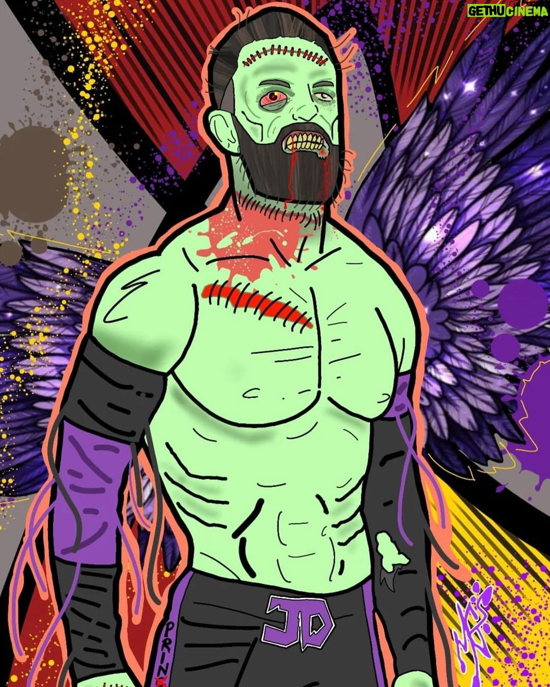 Fergal Devitt Instagram - ZOMBIE FINN #finnart x @theburritokid
