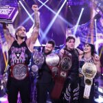 Fergal Devitt Instagram - THE CHAMPIONS @archerofinfamy @rhearipley_wwe @dominik_35 Orlando, Florida