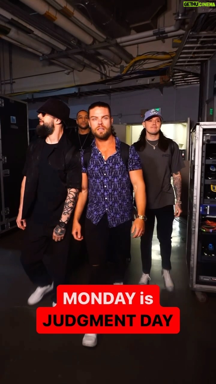 Fergal Devitt Instagram - #TheJudgmentDay have arrived for #WWERaw ⚖️😈🔥