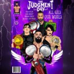 Fergal Devitt Instagram - 𝑨𝑳𝑳 𝑮𝑶𝑳𝑫. 𝑶𝑼𝑹 𝑾𝑶𝑹𝑳𝑫. 😈⚖️⚖️😈 #finnbálor #dominikmysterio #rhearipley #damianpriest #theprin❌e #dirtydom #mami #archerofinfamy #wwe #wweraw #wwepayback #wwepayback2023 #comiccovers #comiccover #wrestling #wrestlingart #finnart #ipadart #digitalart #drawing #procreate #illustration #thejudgmentday #😈😈😈😈 #finnbalorwwe #dominikmysteriowwe #rhearipley_wwe #damianpriestwwe #champions #wwefaction @finnbalor @rhearipley_wwe @dominik_35 @archerofinfamy @wwe WWE