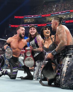 Fergal Devitt Instagram - The Champions Day! ⚖️✨ #TheJudgmentDay #WWEPayback