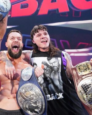Fergal Devitt Instagram - The Champions Day! ⚖️✨ #TheJudgmentDay #WWEPayback