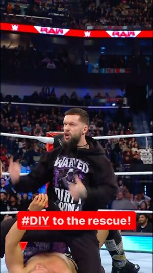 Fergal Devitt Instagram - #DIY just saved @mikethemiz from a BRUTAL beatdown by #TheJudgmentDay 🔥🔥🔥 #WWERaw