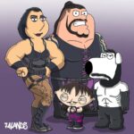 Fergal Devitt Instagram - Judgment Guy x @74lands . @rhearipley_wwe @dominik_35 @archerofinfamy