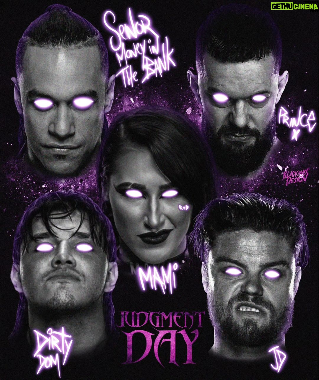 Fergal Devitt Instagram - ALL RISE FOR THE JUDGMENT DAY ⚖️ . . #jdmcdonagh #finnbalor #dominikmysterio #rhearipley #damianpriest #judgmentday . #wweraw #prowrestling #wrestling #WWEFamily #frenchfan #BlackMassDesign #WWEFanart #GraphicDesign #art #WWEUniverse #nxttakeover #romanreigns #therock #randyorton #brocklesnar #undertaker #wwe #wwenews #smackdown #smackdownlive🔵 #sdlive #wwesmackdownlive #wwesmackdown