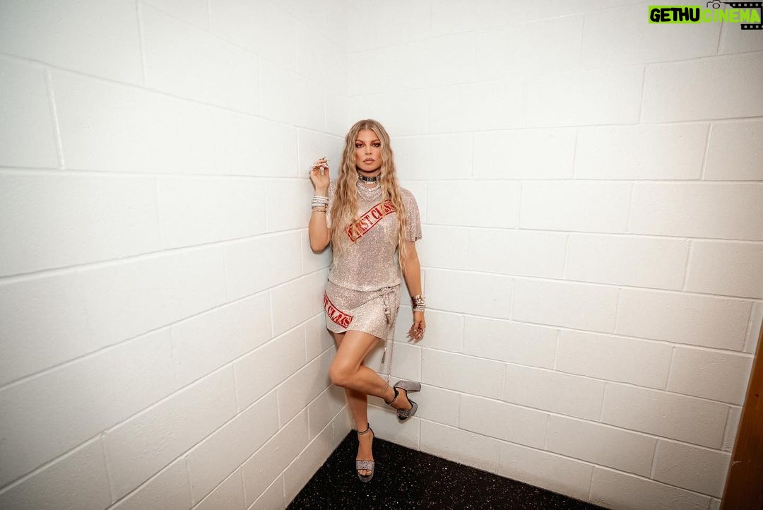 Fergie Instagram - Reflecting back on this magical day and how much it meant to me. What a lucky girl I am to be able to wear those clothes and feel the high vibration of the people that were there in that room that night. I will never forget it. Again, thank you Jack Harlow. ✨✨ 📸 @taylorkahan
