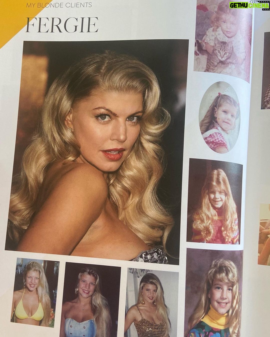Fergie Instagram - Congratulations on the launch of your book my friend. Thank you for including me & for blessing my hair all of these years. So proud of you! ✨✨ @traceycunningham1