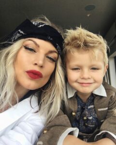 Fergie Instagram - #axljack my valentine everyday ♥️♥️ #fbf to pirate party age 4