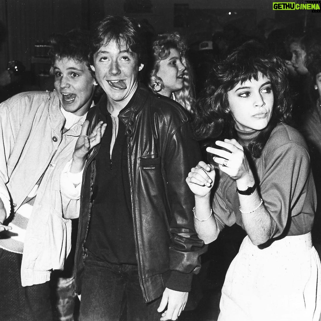 Fergie Instagram - Another black & white blast from the past but this time me in the background with #CoreyHaim, @scottchristophergrimes, and the forever stunning @milano_alyssa