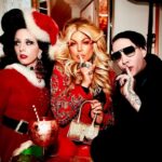 Fergie Instagram - #theholidayscanbesuchadrag @marilynmanson @bcompleted Styled by B. Akerlund
