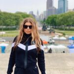 Fergie Instagram - Me and padre in philly #fbf Rocky Steps