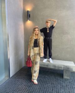 Fergie Instagram - I am so grateful to be your mommy Axl Jack💚💚