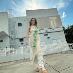 Fernanda Castillo Instagram - Shimmering light @fendi @ger.parra 💚