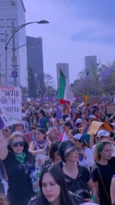 Fernanda Castillo Instagram - Conmemoro la lucha de millones de mujeres que pelearon para que yo tenga la oportunidad de ser quien soy , de decidir, de luchar por mis hermanas. Hoy reviso las cosas que tengo aprendidas y las veces en que no he sido suficientemente empática con la situación de otra mujer , sus decisiones y su voz. Hoy reconozco a todas esas mujeres que me enseñan , me inspiran y me guían. Las respeto y las honro 💜 #8m #niunamas #nosqueremoslibres #nosqueremosvivas Este video es de un #8m hace unos años, me sentía tan orgullosa de estar ahí , escuchando y admirando a tantas amigas y compañeras.Cada que lo veo se me enchina la piel.