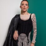 Fernanda Castillo Instagram - 🦓💚🌋 Mientras esperamos que salga nuestro muy demorado vuelo por las cenizas del popo , subo este outfit increíble que amé! @wildheartmx @cruda_cruda @bulgari @the_warwhouserental