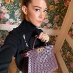 Fernanda Castillo Instagram - Uptown girl @fendi #fendipeekaboo @tailorpr @valen.maldonadog @gabiokka @chentechapitas 🤍