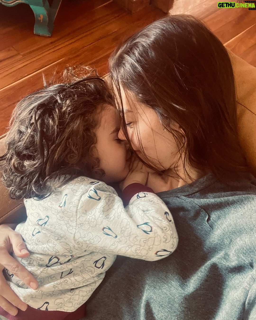 Fernanda Castillo Instagram - You are the reason 🩵 #Liam