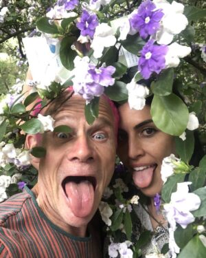 Flea Instagram - Me and my Mook, happy birthday my beautiful Mook!!! You were born!!!