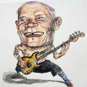 Flea Instagram - @johncuneo3 drew me! Elated! I admire him very much.