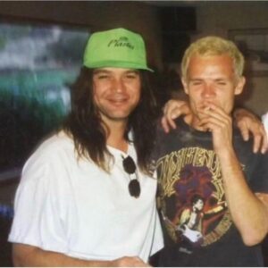 Flea Instagram - twas a van halen weekend and a van halen state of mind. eddie forever. and ever.