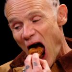 Flea Instagram - I am on the new episode of Hot Ones, had a lovely conversation with Sean, went deeper than i had anticipated having the opportunity to do, and damn near burnt my face off, it's on youtube for your viewing pleasure. ~Clickety click on the linkety link here.... https://www.youtube.com/watch?app=desktop&v=HxqkfHeIadw&feature=youtu.be