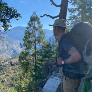 Flea Instagram - Just emerged from walking several days deep into the backcountry of the Sierra Nevada mountain range. I was in constant awe and nothing on earth can make me more happy or more my true self. Damn I'm grateful to my father for showing me the wonders of nature when i was a wee little lad. God spoke directly to me, my core truth reflected. My backpacking partner Peter Staley took the pics. Walked for hours up mighty mountains with 40 pounds on my back And FUKKKKK THAT WATER WAS COLD!!!