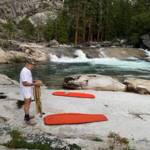 Flea Instagram - Just emerged from walking several days deep into the backcountry of the Sierra Nevada mountain range. I was in constant awe and nothing on earth can make me more happy or more my true self. Damn I'm grateful to my father for showing me the wonders of nature when i was a wee little lad. God spoke directly to me, my core truth reflected. My backpacking partner Peter Staley took the pics. Walked for hours up mighty mountains with 40 pounds on my back And FUKKKKK THAT WATER WAS COLD!!!