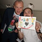 Flea Instagram - partying with sami on his birthday! yay for Sam-a-lam who keeps us all going fluid on this world tour. the jar is filled with love @samuelbanuelosthe3rd