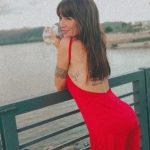 Florencia Peña Instagram - Nuestra Nochebuena ♥️ Así te espero, #Navidad… 😜 ¡Felicidades para todos! 🥂✨ 👗 @devota_oficial Villa Carlos Paz, Argentina