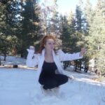 Francesca Capaldi Instagram - Walking in a winter wonderland ⛸️⛄️ Big Bear Lake, California