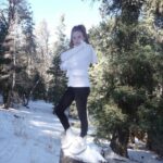 Francesca Capaldi Instagram - Walking in a winter wonderland ⛸️⛄️ Big Bear Lake, California