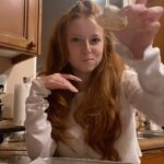 Francesca Capaldi Instagram - Lemon cookies pt.2 🍋 recipe and ingredients below! 2 1/4 c. all-purpose flour 1 1/4 tsp. baking powder 3/4 tsp. kosher salt 10 tbsp. butter, softened 1 (8-oz.) block cream cheese, softened 1 1/4 c. granulated sugar 2 large eggs 2 tsp. finely grated lemon zest 1/4 c. fresh lemon juice 1 tsp. pure vanilla extract 10 drops yellow food coloring 3/4 c. powdered sugar In a medium bowl, whisk flour, baking powder, and salt. In a large bowl using a hand mixer, beat butter and cream cheese with sugar until light and fluffy, about 2 minutes. Beat in eggs, lemon zest and juice, vanilla, and food coloring. Beat in dry ingredients until just combined. Cover bowl with plastic and refrigerate until firm, at least 2 hours and up to overnight. Preheat oven to 325° and line a baking sheet with parchment paper. Roll dough into 2" balls, then roll in powdered sugar. Let sit 2 minutes until sugar is absorbed, then reroll in powdered sugar (do not shake off excess). Place about 2" apart on prepared baking sheet and bake until cookies crackle and are set but still slightly soft in the center, 18 to 20 minutes. Transfer to a cooling rack and let cool completely.