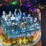 Francesca Capaldi Instagram - Thank you so much for having me 💜 @unistudios @horrornights I totally wasn’t scared at all 😬🤫 #universalhhn