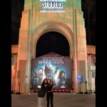 Francesca Capaldi Instagram - Thank you so much for having me 💜 @unistudios @horrornights I totally wasn’t scared at all 😬🤫 #universalhhn