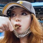 Francesca Capaldi Instagram - Take me out to the ball game ✨🤎💛 #hungryformore #friarfaithful Petco Park
