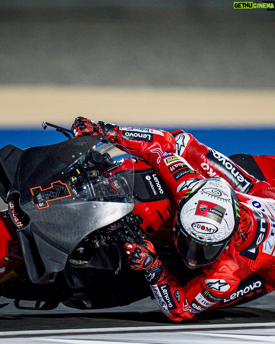 Francesco Bagnaia Instagram - There is a feeling 🔥 #Go1Free Losail International Circuit