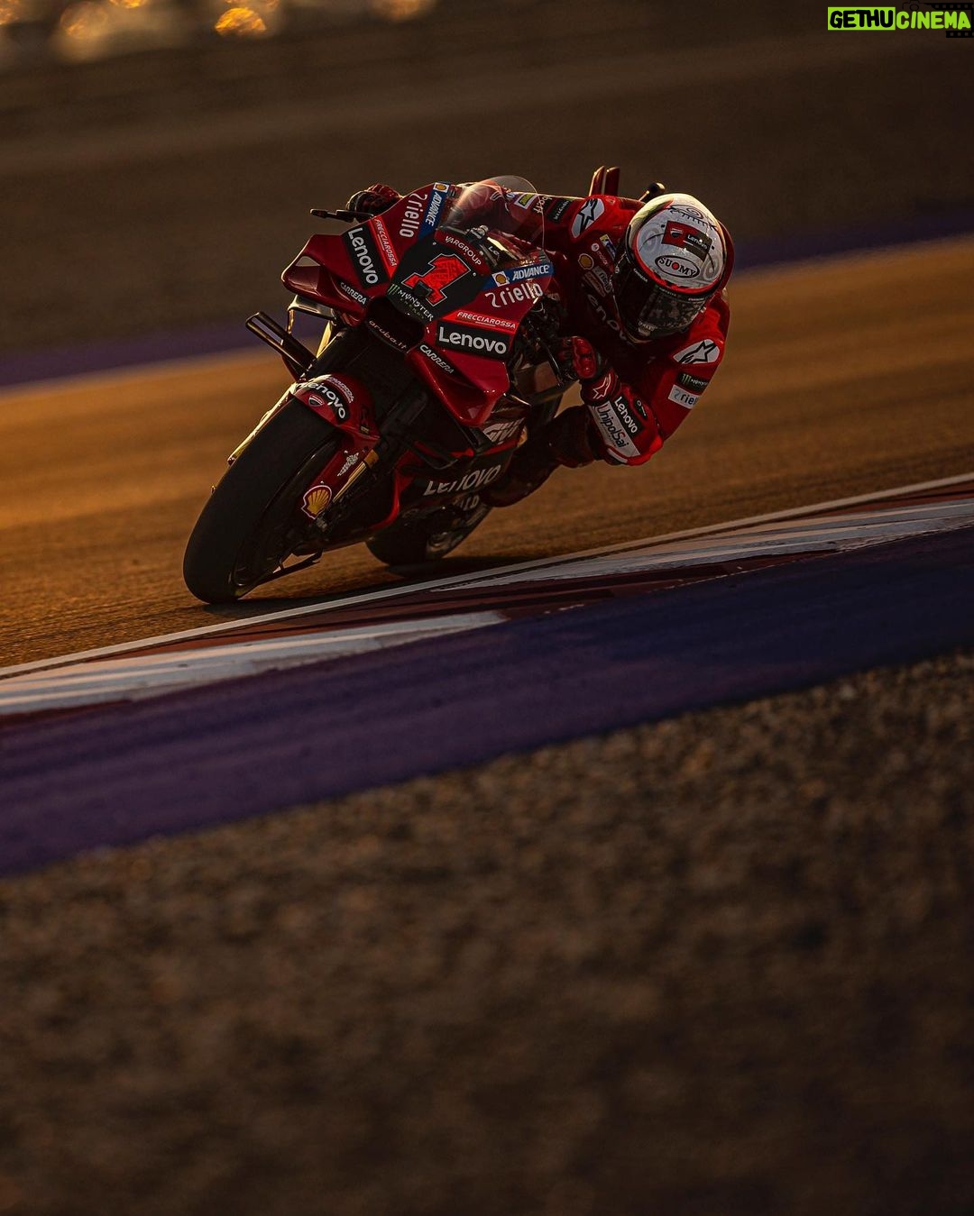 Francesco Bagnaia Instagram - Never getting bored 🌶️😏 #Go1Free Losail International Circuit