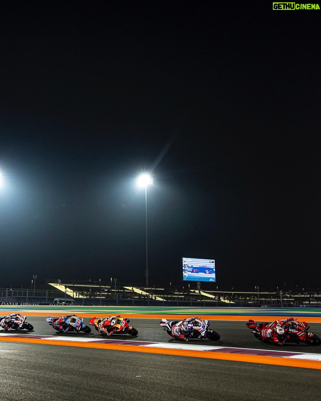 Francesco Bagnaia Instagram - Never getting bored 🌶️😏 #Go1Free Losail International Circuit