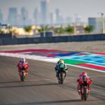 Francesco Bagnaia Instagram - The lights come on 🌗 #Go1Free Losail International Circuit