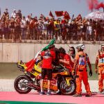 Francesco Bagnaia Instagram - Misano è sempre Misano ❤️ Grazie ragazzi, oggi avete fatto la differenza, ci meritiamo una Rossini 🍕 ( offre @ducaticorse 😂) #Go1Free Misano World Circuit