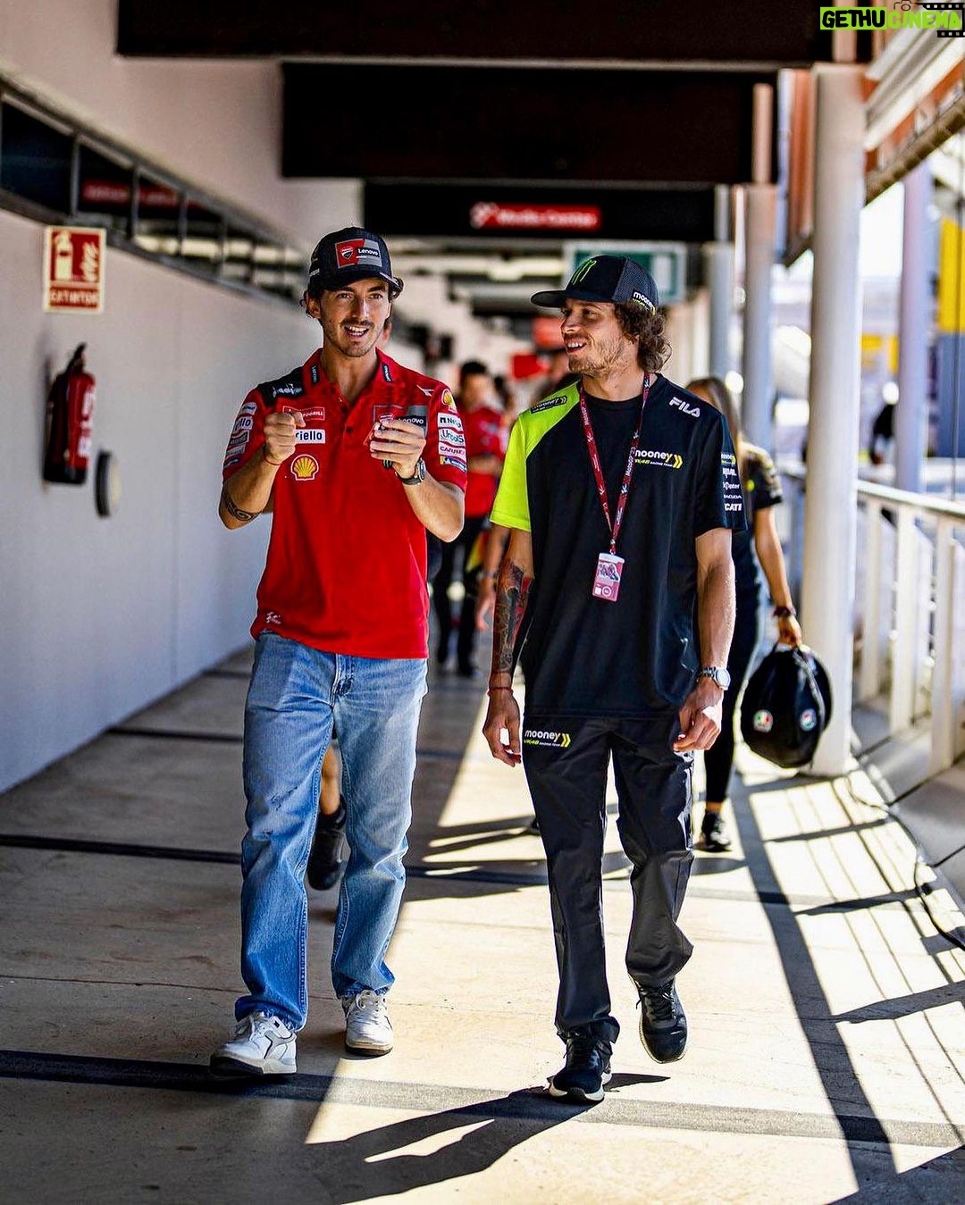 Francesco Bagnaia Instagram - (Re)starting with the media day 😎 #Go1Free Circuit de Barcelona-Catalunya
