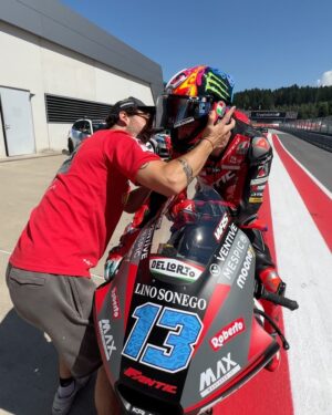 Francesco Bagnaia Instagram - Academy rule 🧢 #Go1Free 
@vr46ridersacademyofficial
