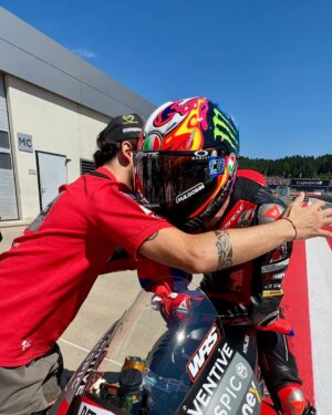 Francesco Bagnaia Instagram - Academy rule 🧢 #Go1Free 
@vr46ridersacademyofficial